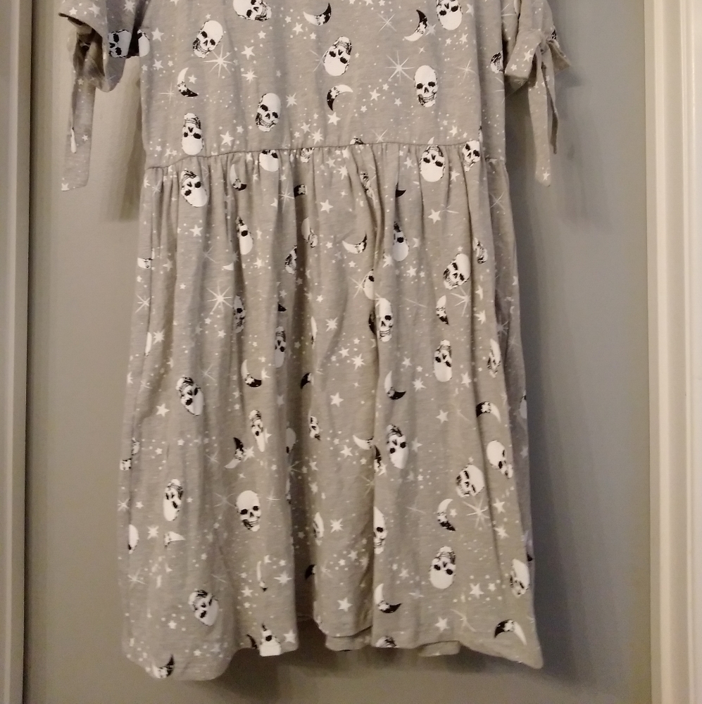 Hot Topic Midnight Hour Skull Moon Stars Dress - Picture 5 of 6